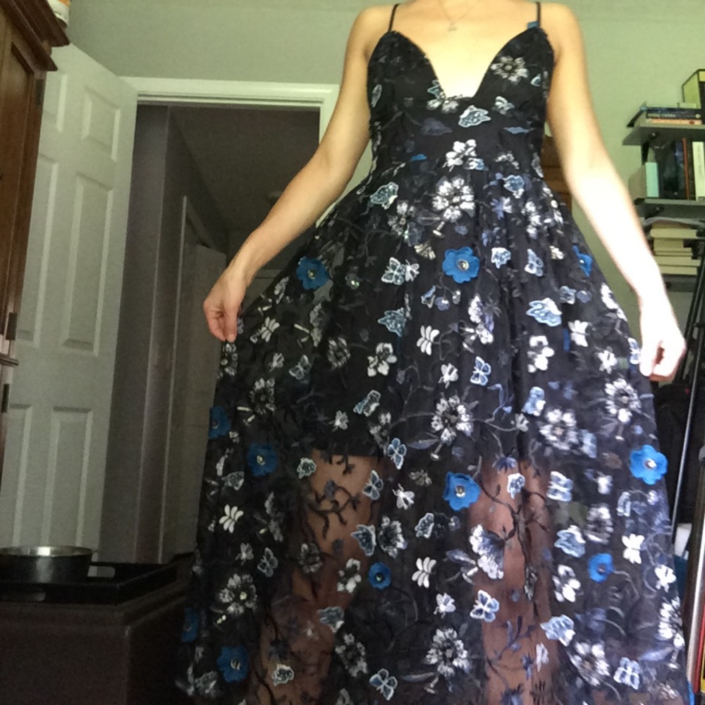 For Love And Lemons Botanic Midi Dress